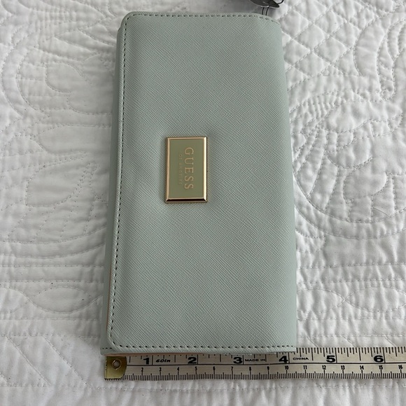 Brand New Guess Factory Abree Wallet, Sage - Picture 7 of 8